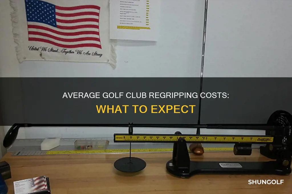what is the average cost to regrip golf clubs