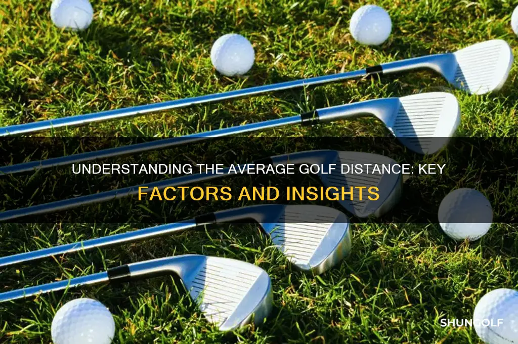what is the average distance for golf