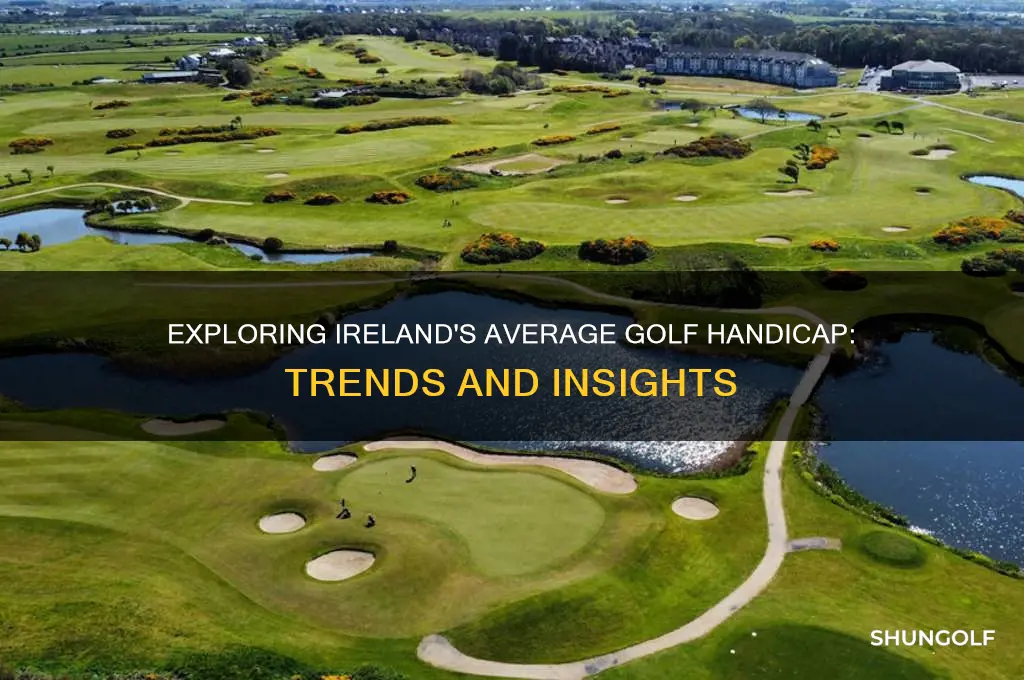 what is the average golf handicap in ireland