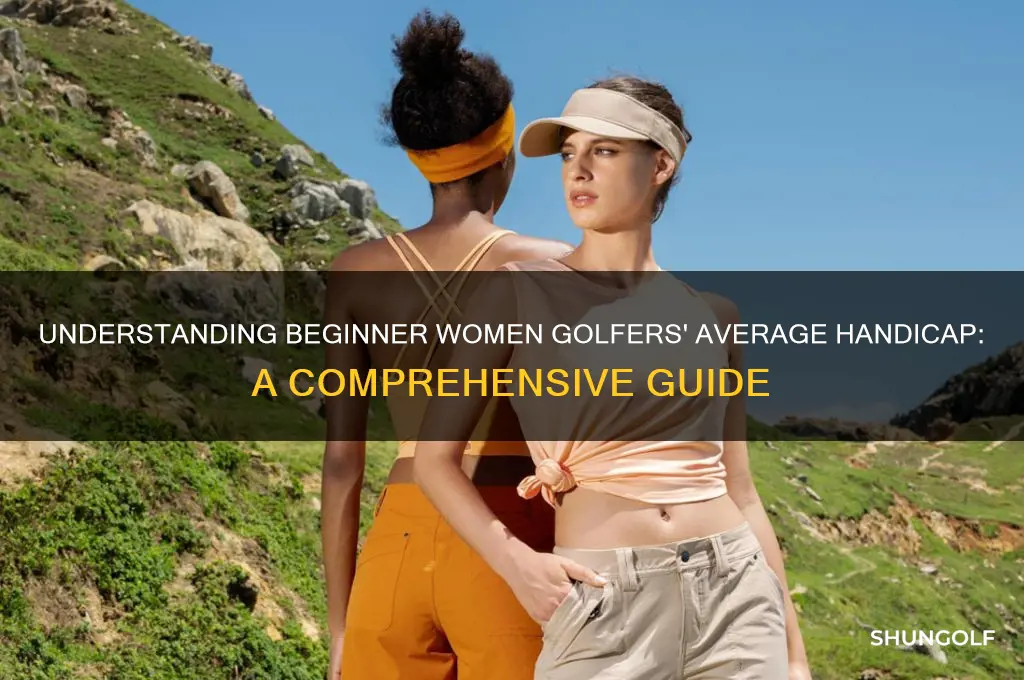 what is the average handicap for a beginner woman golfer