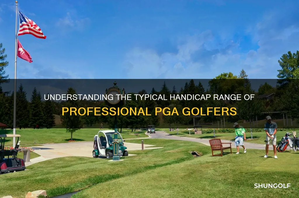 what is the average handicap of a pga golfer