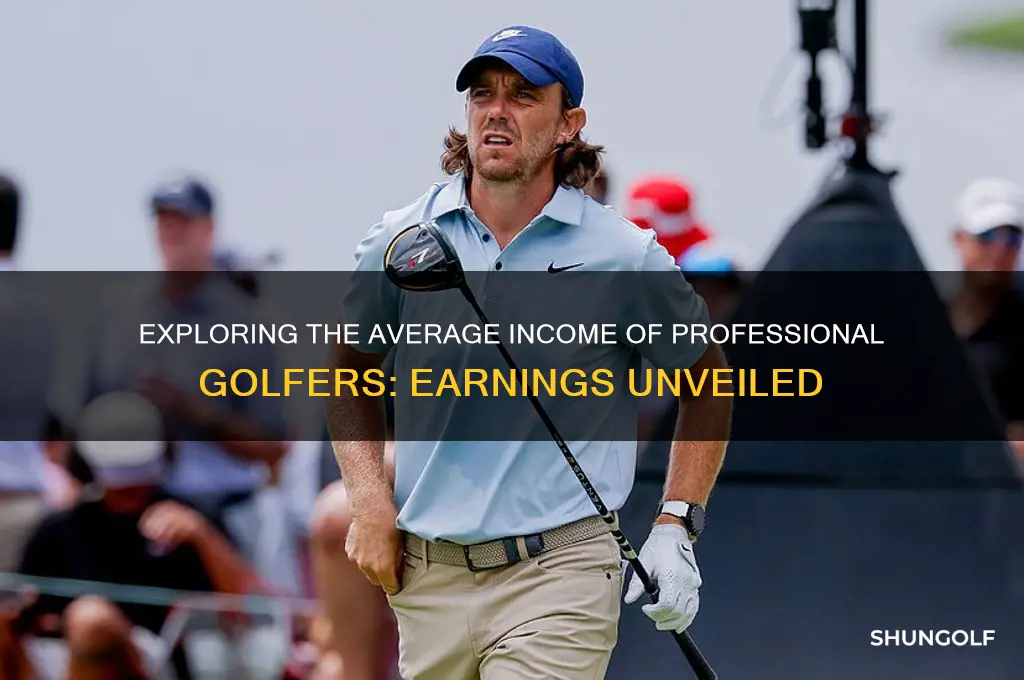 what is the average incom of a pro golfer