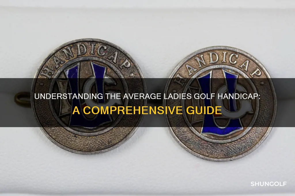 what is the average ladies golf handicap