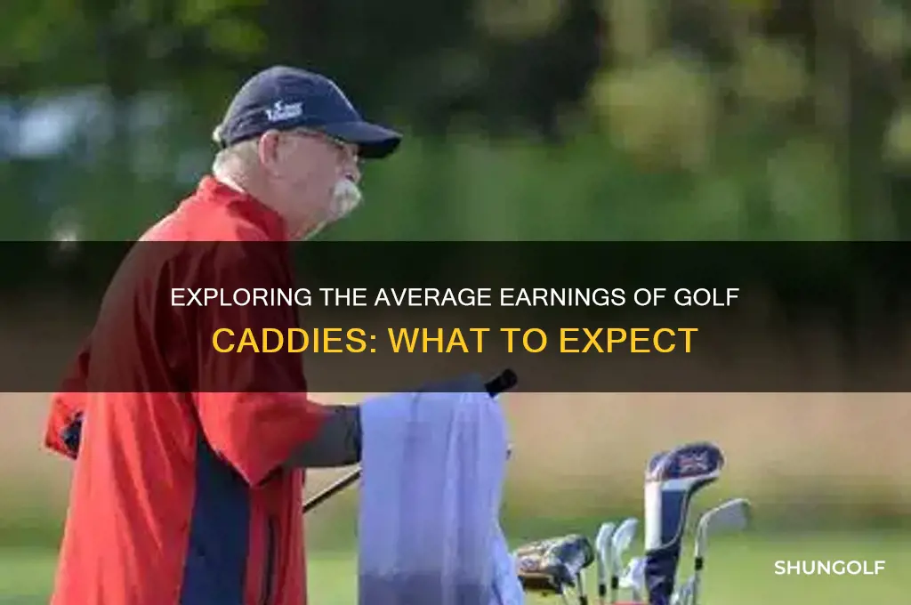 what is the average pay for a golf caddy