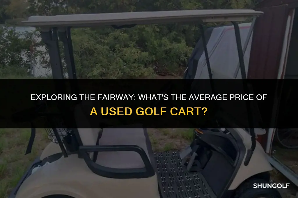 what is the average price of a used golf car