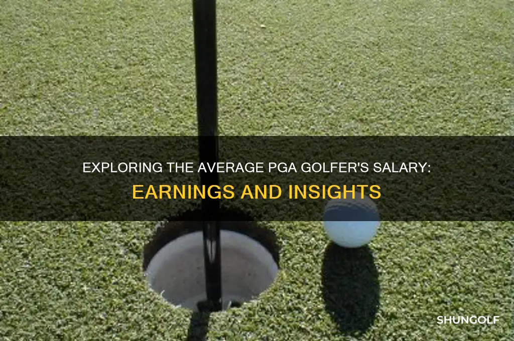 what is the average salary of a pga golfer