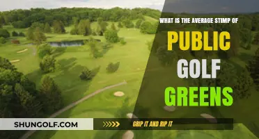 Understanding the Average Stimpmeter Reading on Public Golf Greens