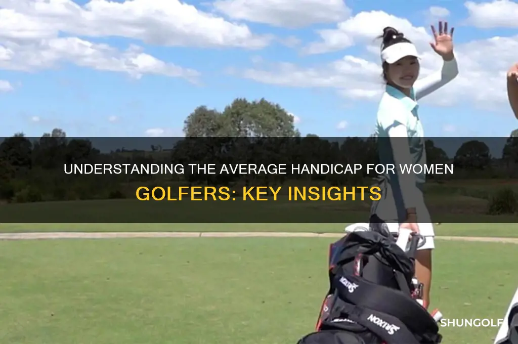 what is the averate handicapt for women golfer
