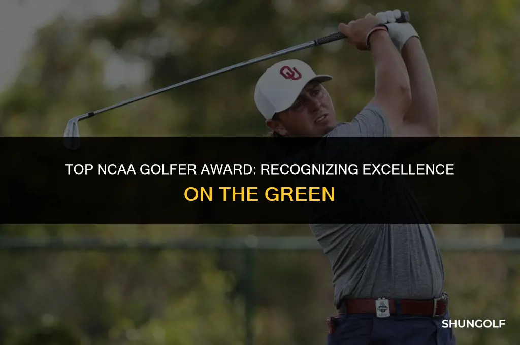 what is the award for best ncaa golfer