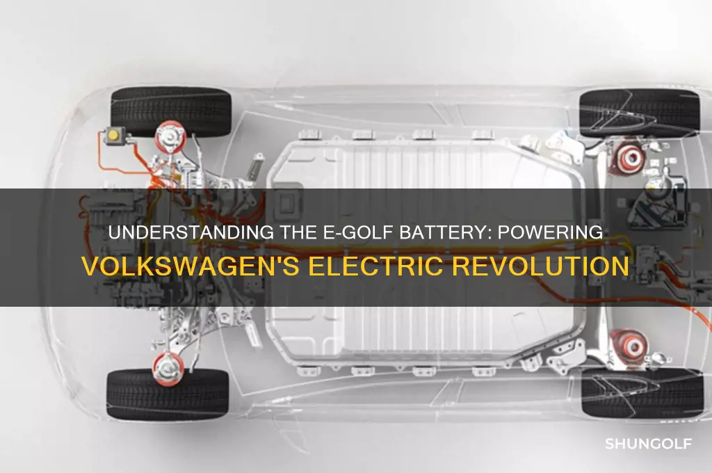 what is the battery for the e golf