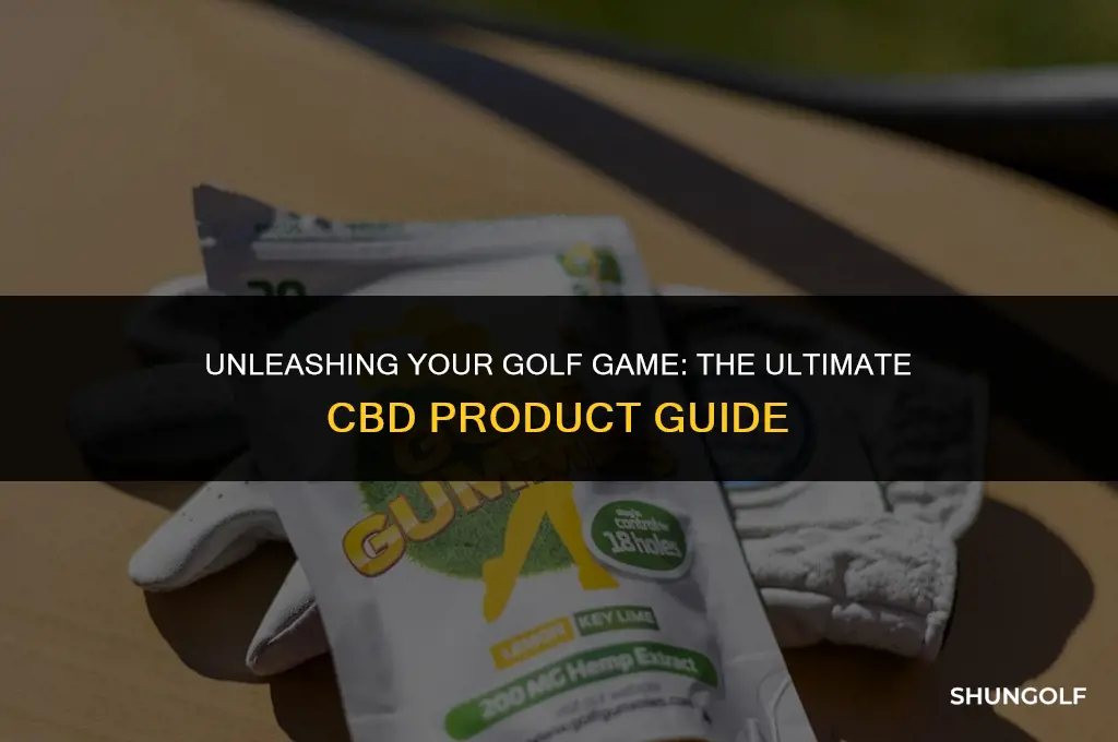 what is the best cbd product for golf