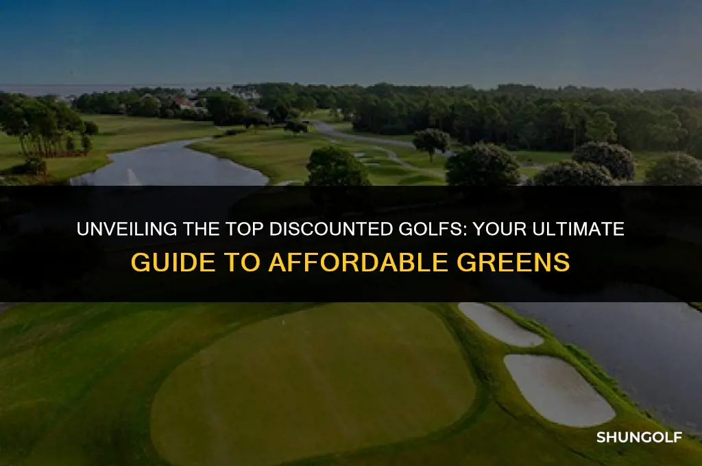 what is the best discounted golfs