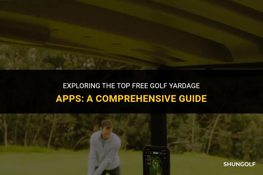 what is the best free golf yardage app