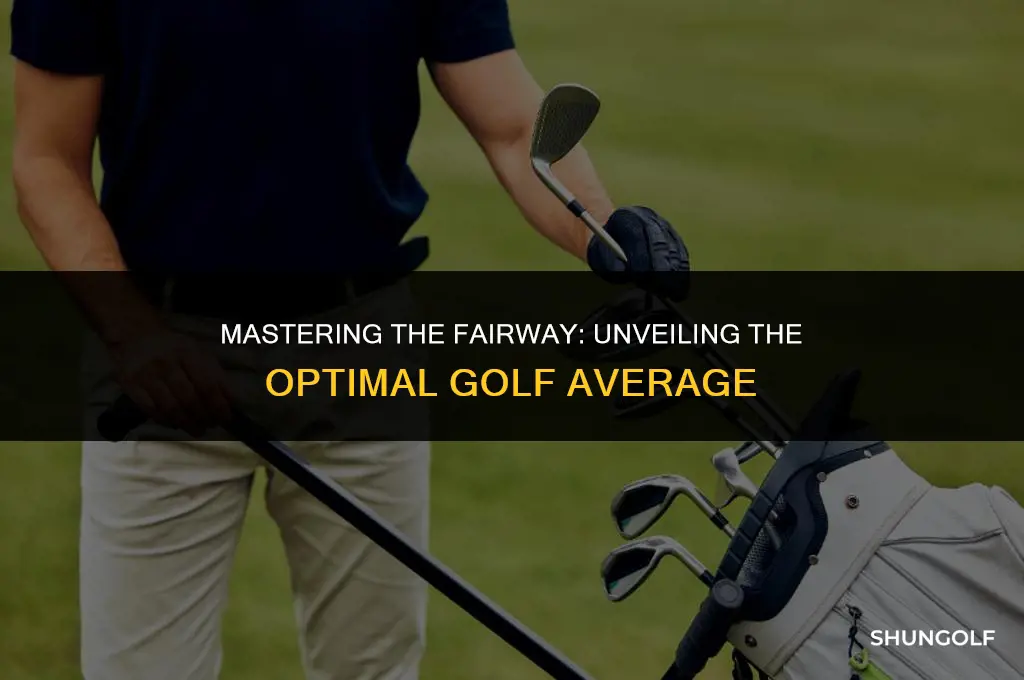 what is the best golf average