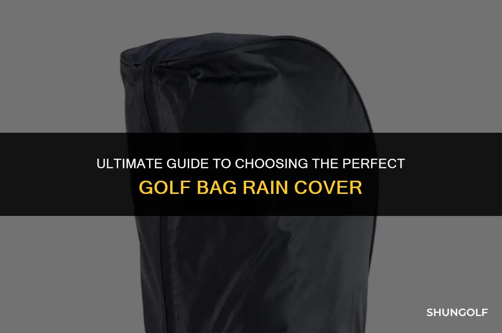 what is the best golf bag rain cover