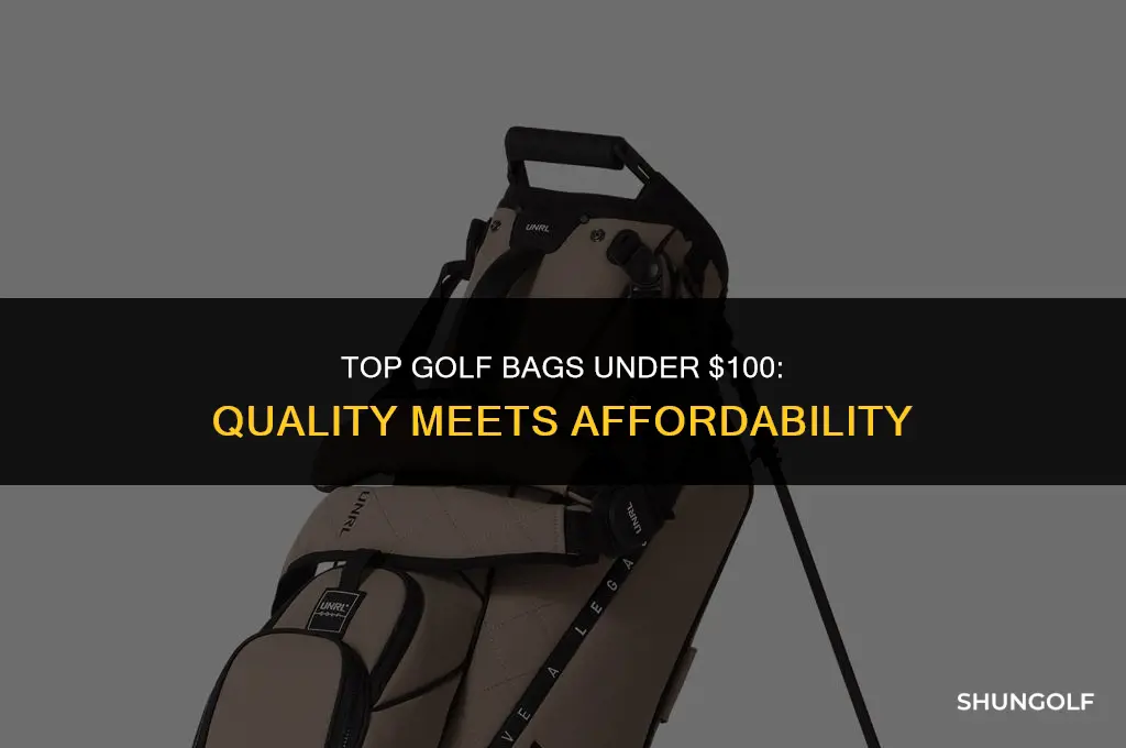what is the best golf bag under 100