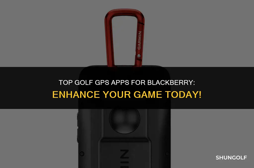 what is the best golf gps app for blackberry