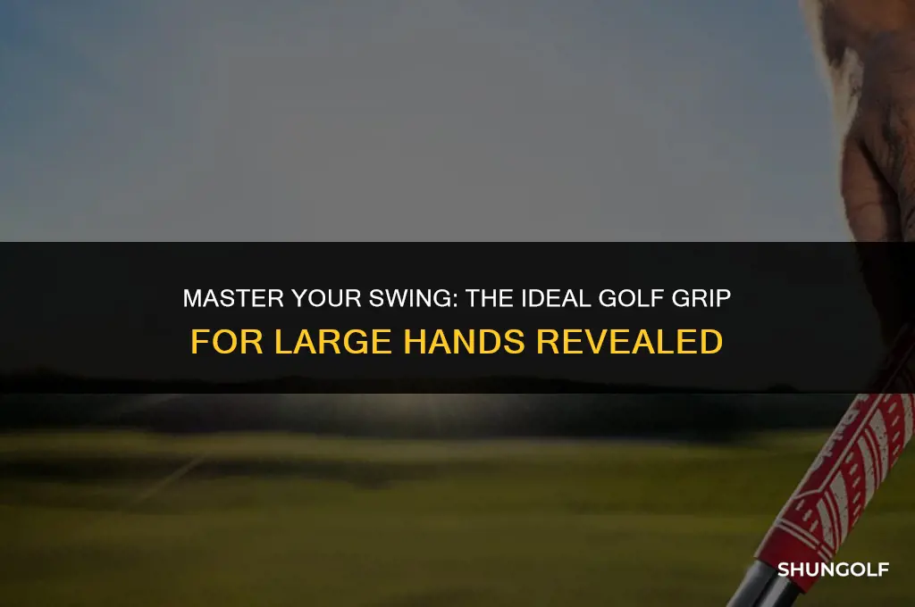 what is the best golf grip for large hands