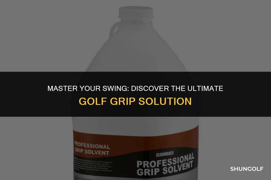 what is the best golf grip solution