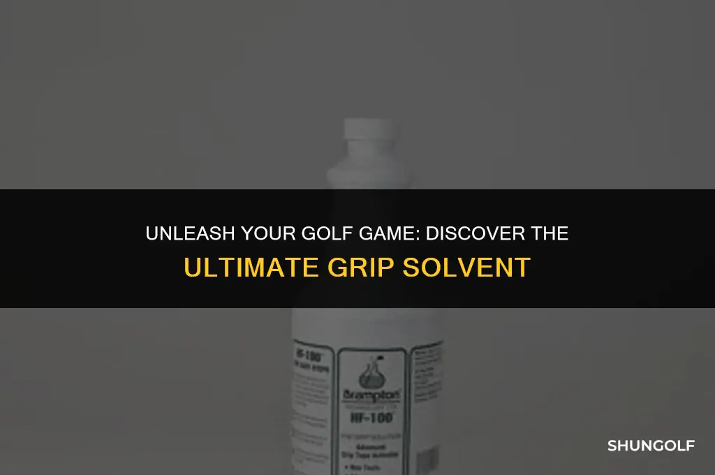 what is the best golf grip solvent