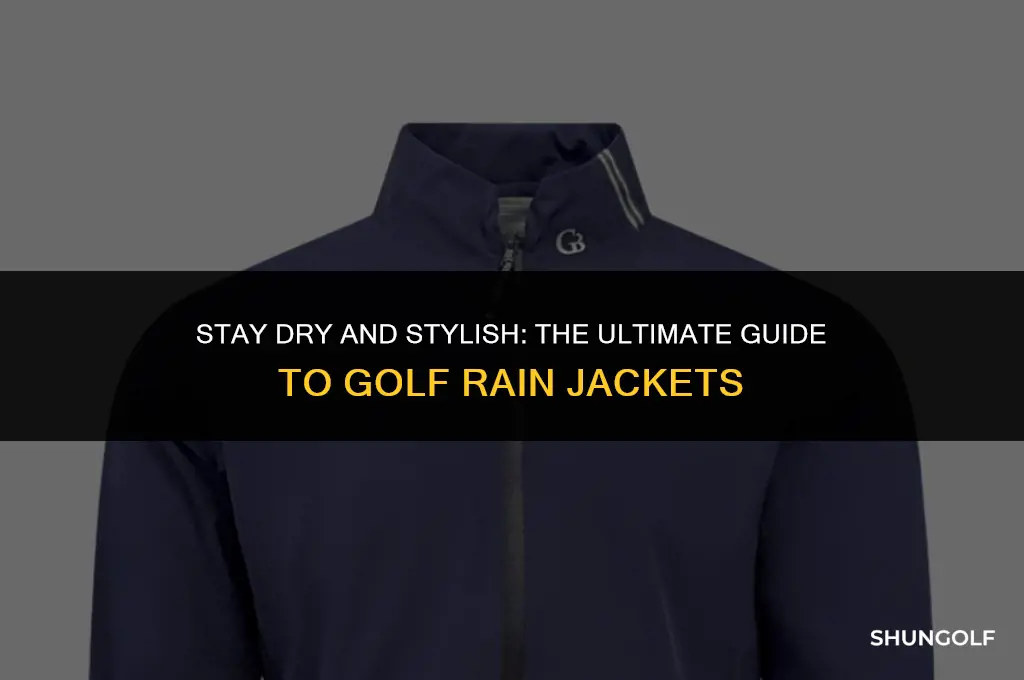 what is the best golf rain jacket