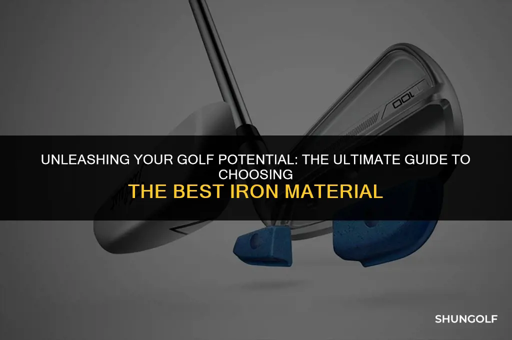 what is the best material for golf irons
