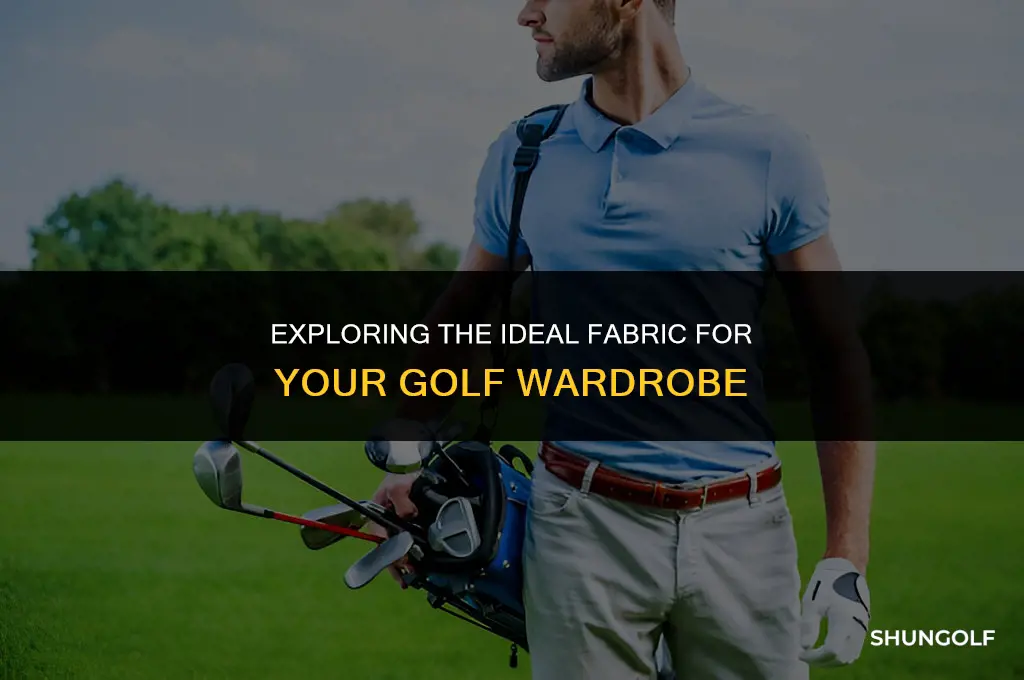 what is the best material for golf shirts
