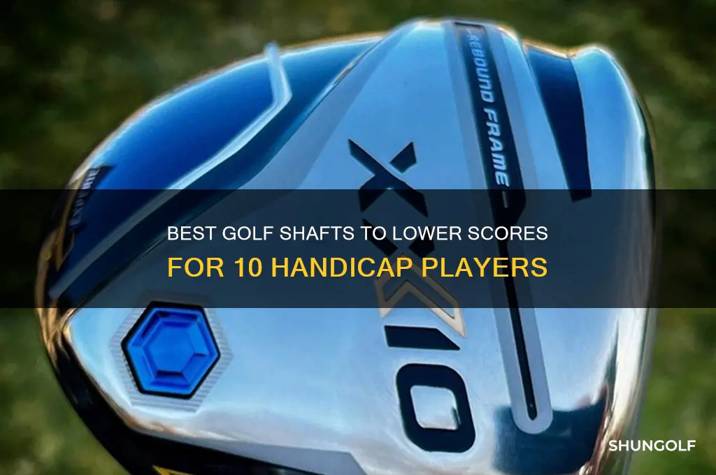 what is the best shaft for a 10 handicap golfer