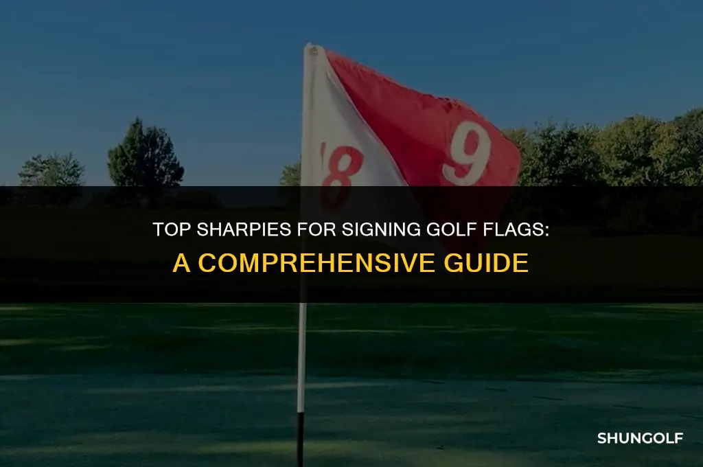 what is the best sharpies to sign a golf flag