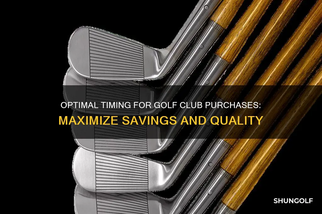 what is the best time to buy golf clubs