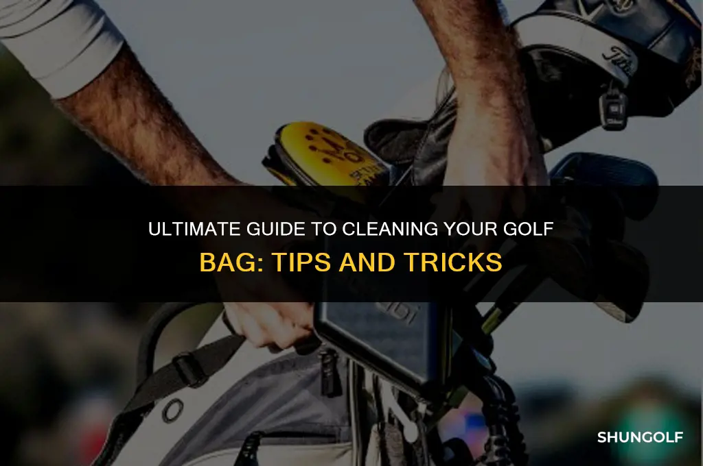 what is the best way to clean a golf bag