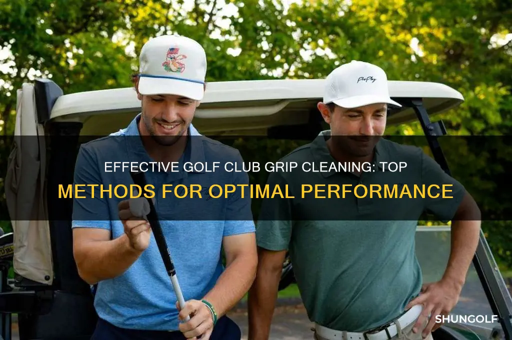 what is the best way to clean golf club grips