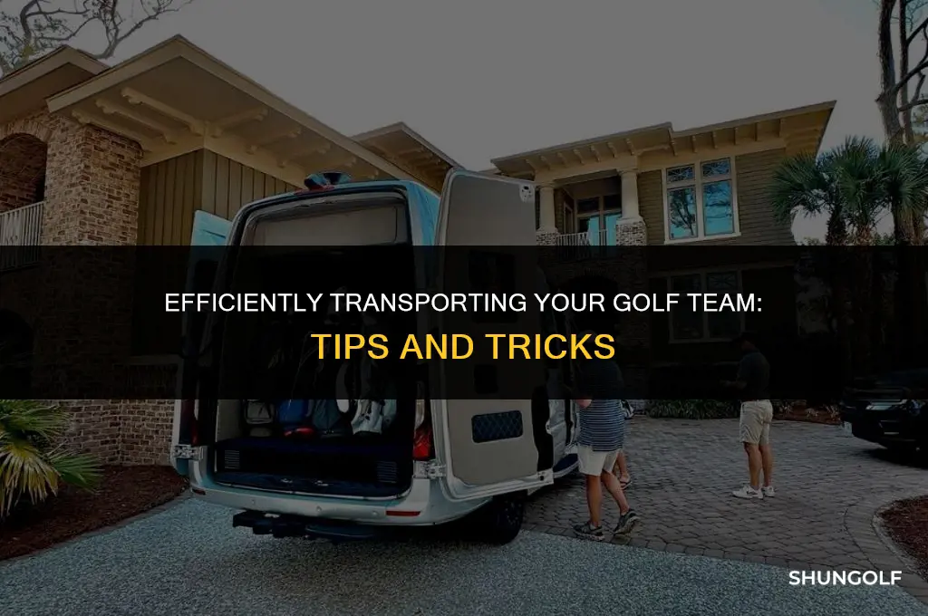 what is the best way to transport a golf team