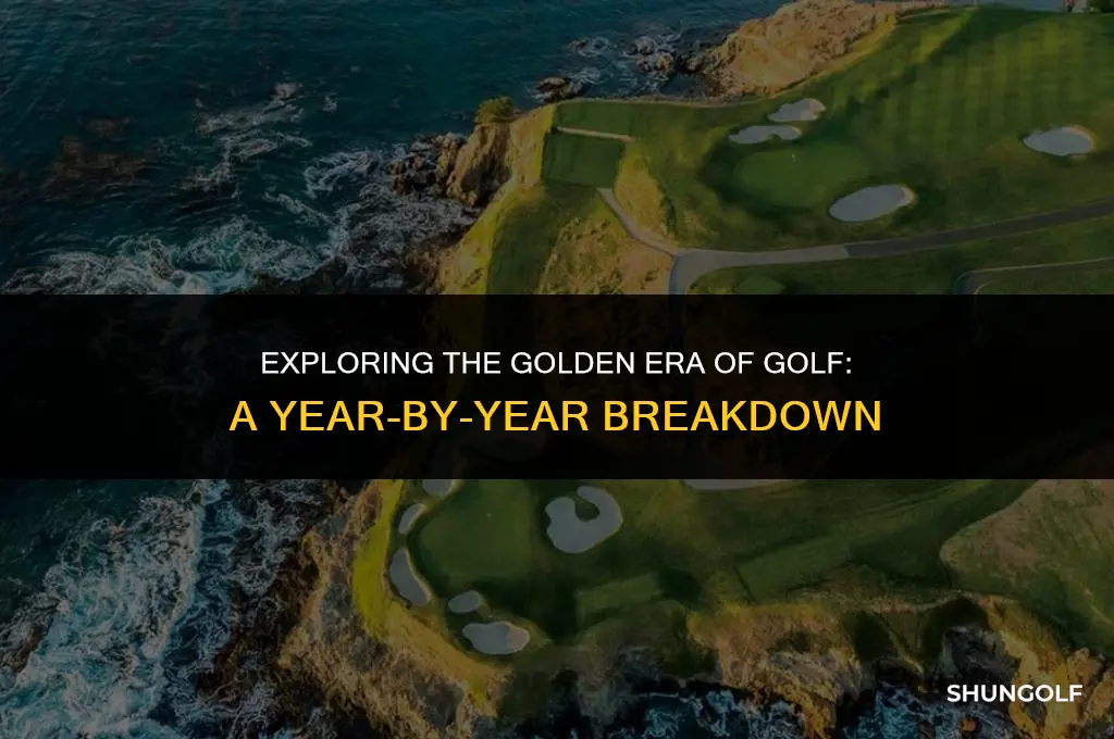 what is the best year for golf