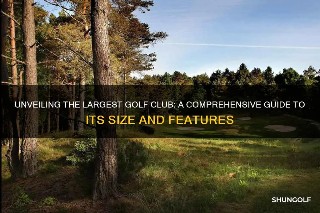what is the biggest golf club