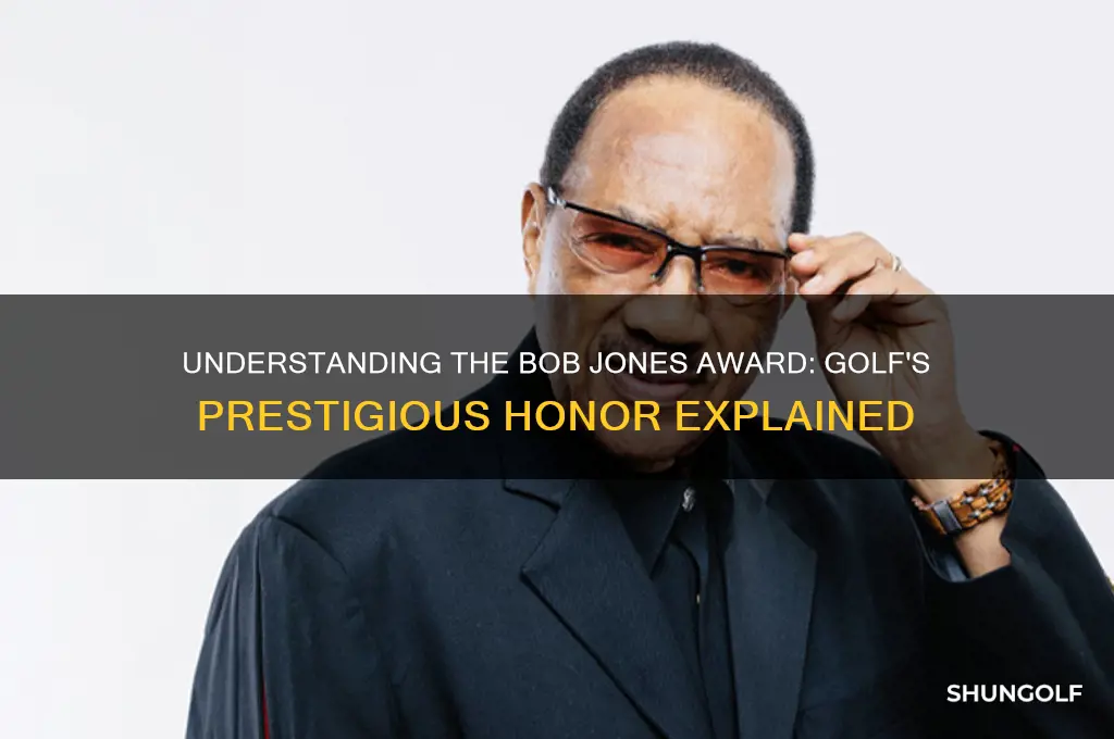 what is the bob jones award in golf
