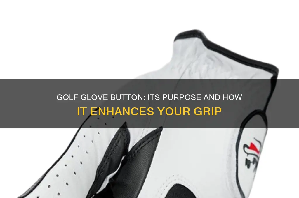 what is the button on a golf glove for