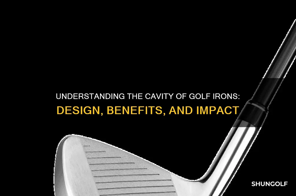 what is the cavity of golf irons