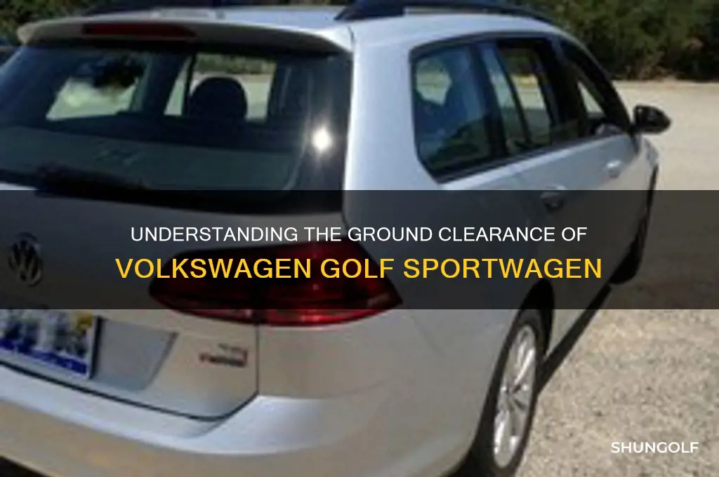 what is the clearance of volkswagen golf sportwagen