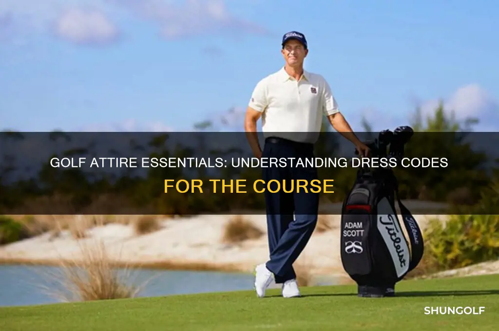 what is the clothing rules for golf