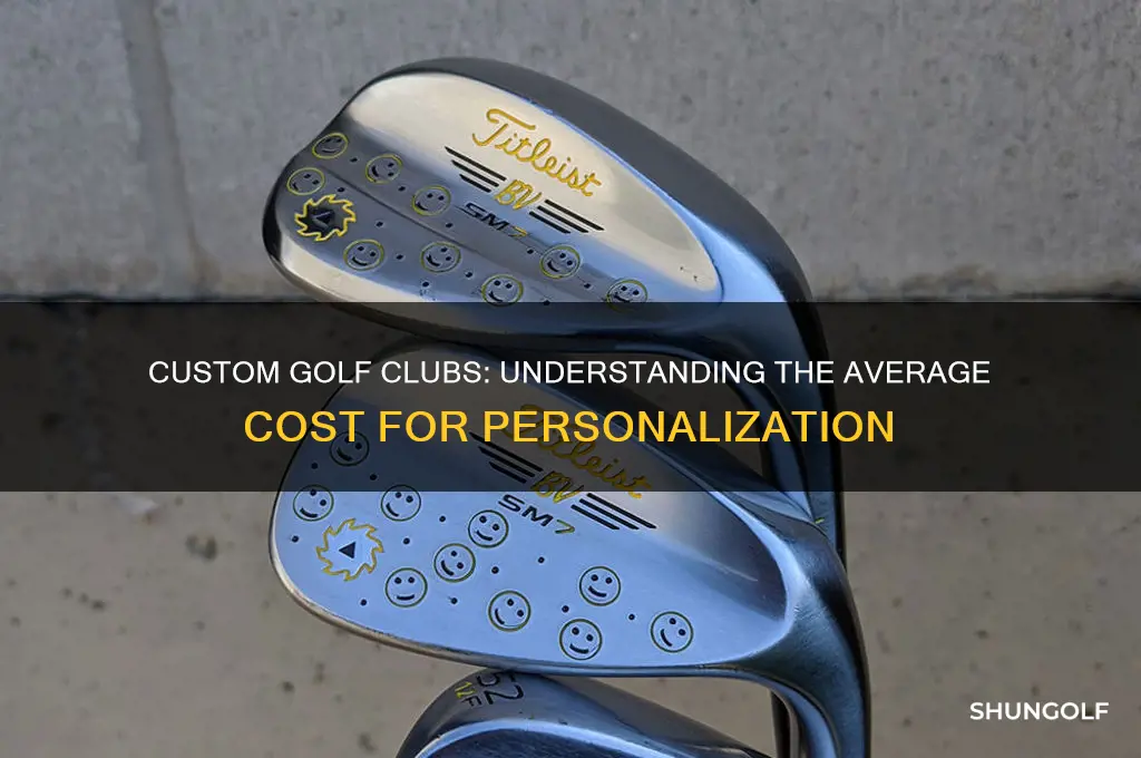 what is the common rate to customize golf clubs