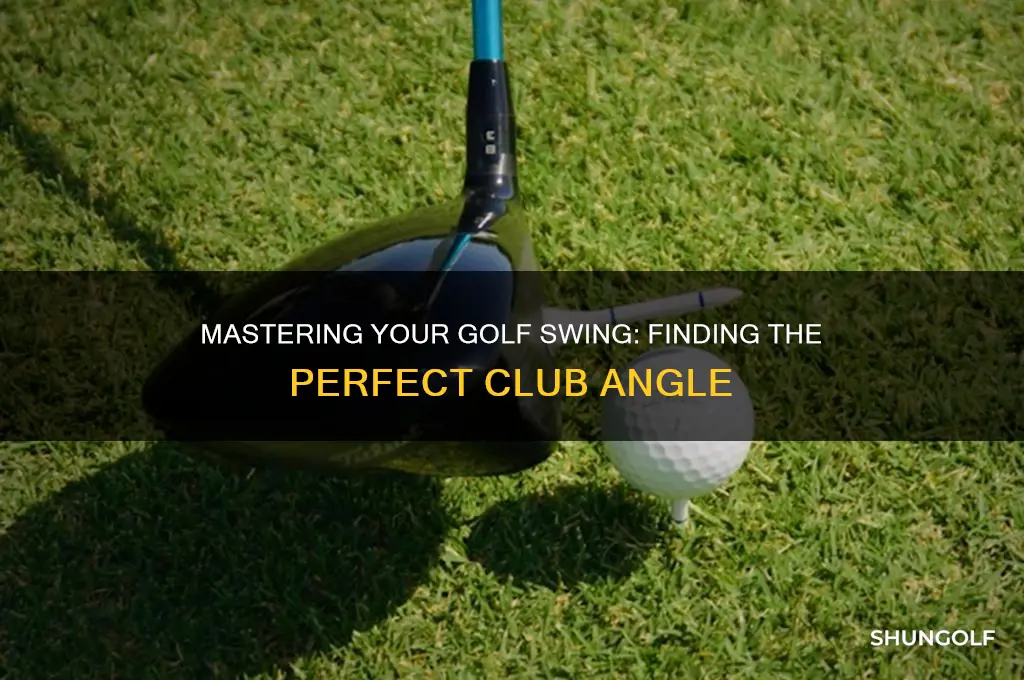what is the correct angle for your golf club