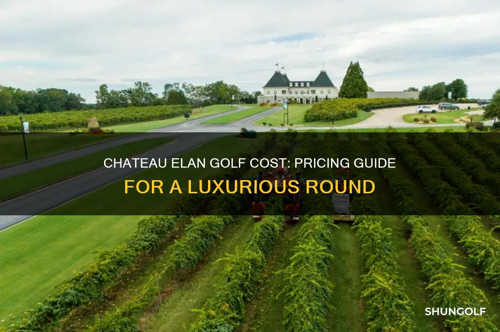 what is the cost of golf at chateau elan