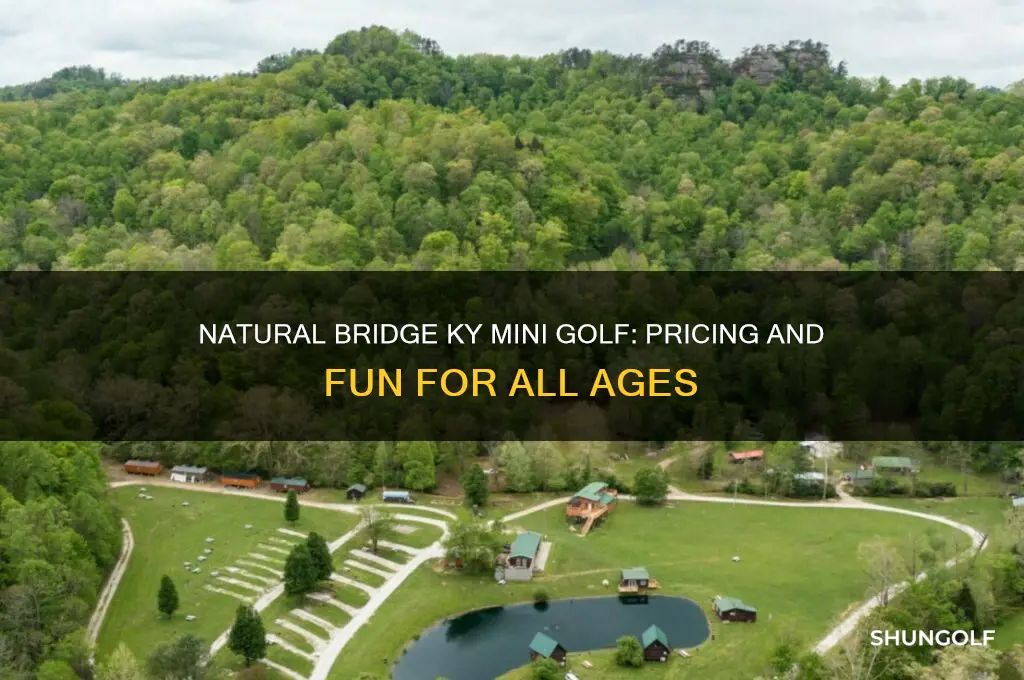 what is the cost of natural bridge ky mini golf
