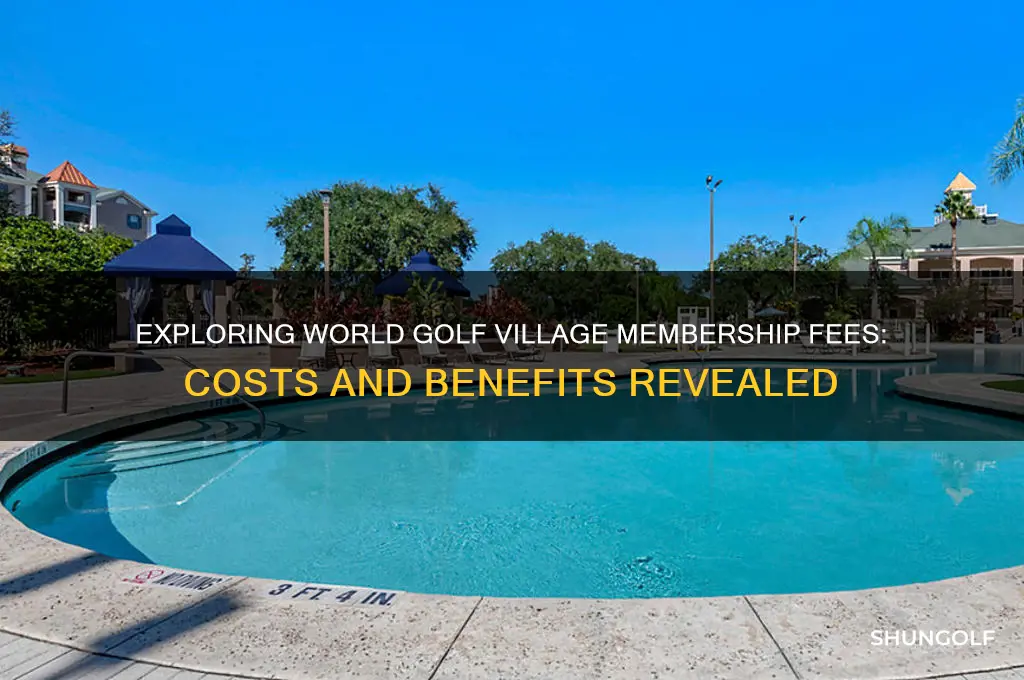 what is the cost of world golf village membership fees