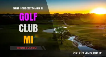 Discover the Cost to Join OU Golf Club MI Today
