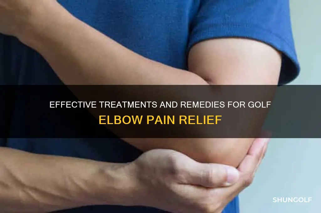 what is the cure for golf elbow