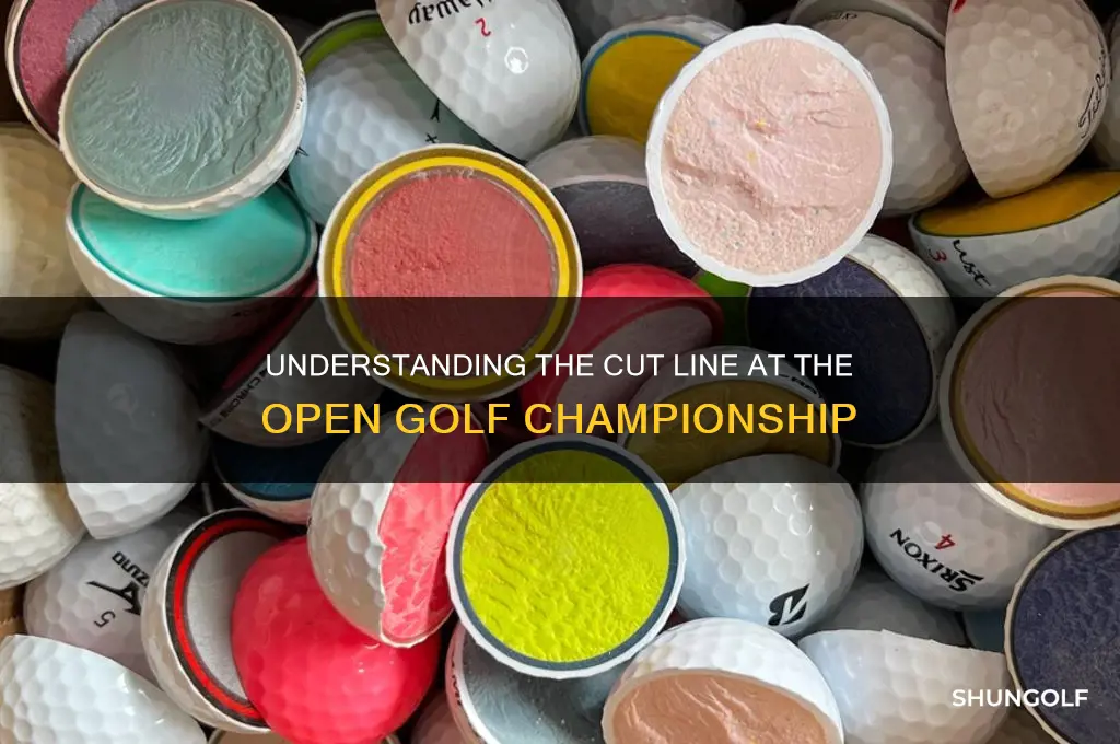 what is the cut for the open golf
