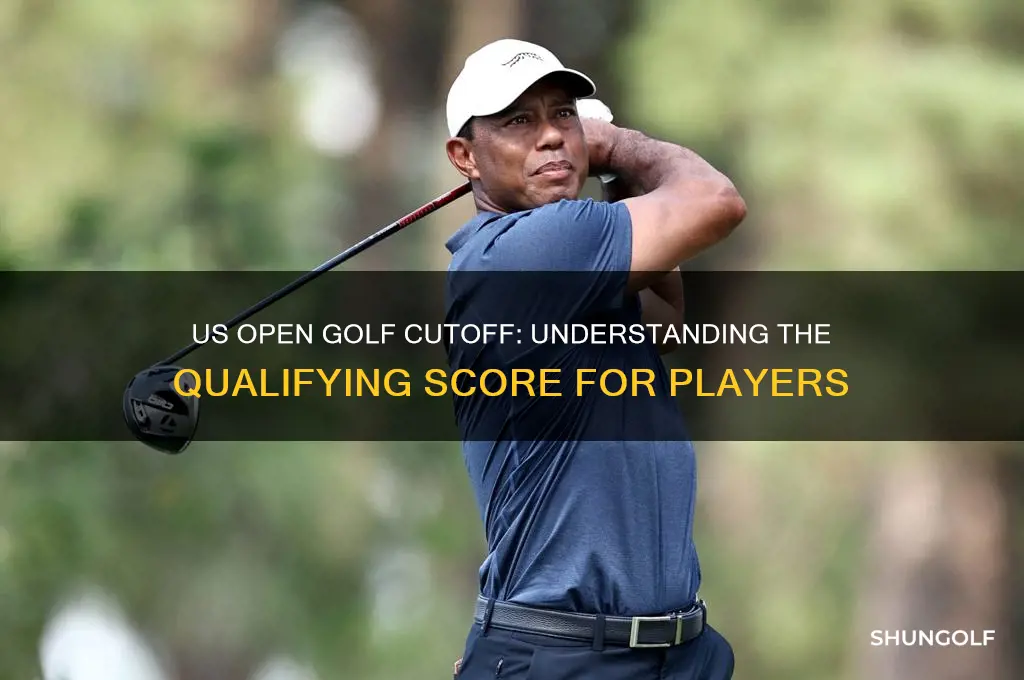 what is the cutoff for us open golf