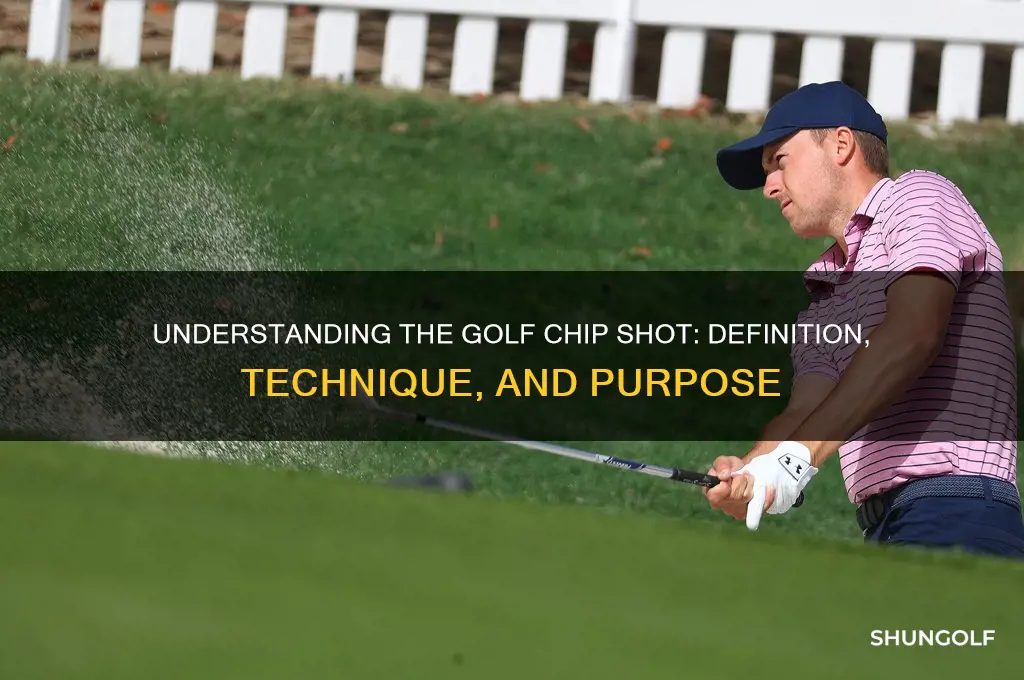 what is the definition of chip in golf